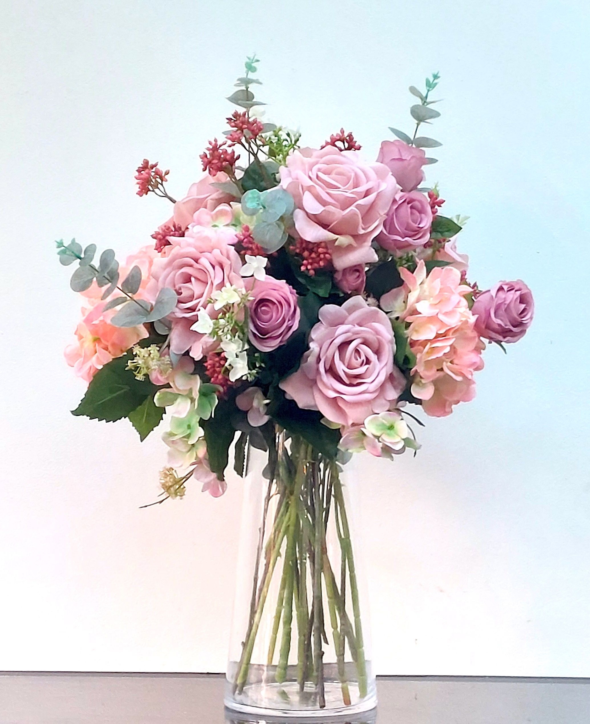 Roses-Hydrangeas-Bouquet