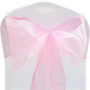 Baby Pink Organza Sash