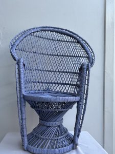 Baby Wicker Chair Sprayed to Desired Colour