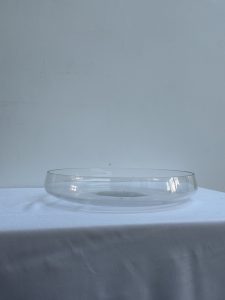 Glass Round Shallow Dish/Bowl