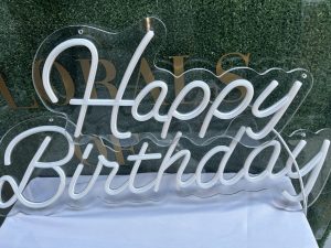Happy Birthday Neon Sign