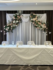 Customiseable Floral Swags for Backdrops and Accessories Per 100cm