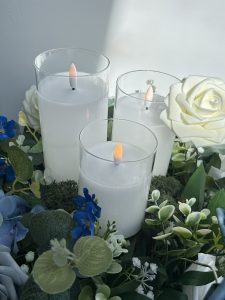 LED Glass Candles
