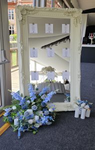 Elegant Ornate Slver Mirror