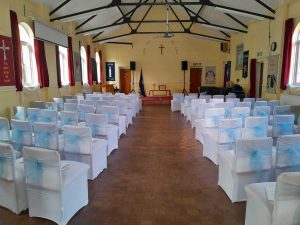 Organza Sash Babyblue