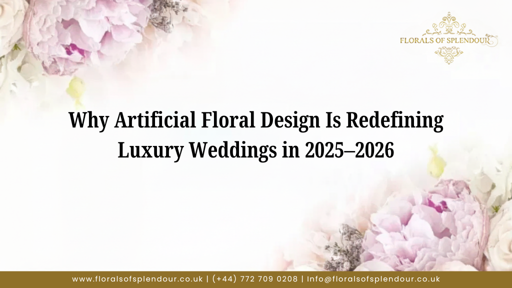 Why Artificial Floral Design Is Redefining Luxury Weddings in 2025–2026