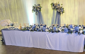 Artificial wedding flowers arrangement